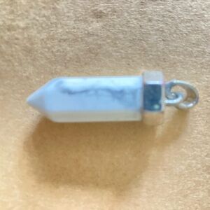 Vintage sodalite point pendant